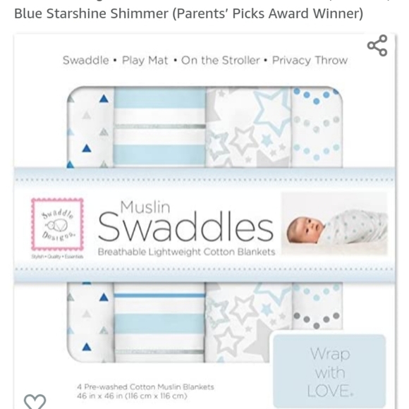 Swaddle Designs muslin swaddles - Picture 2 of 2